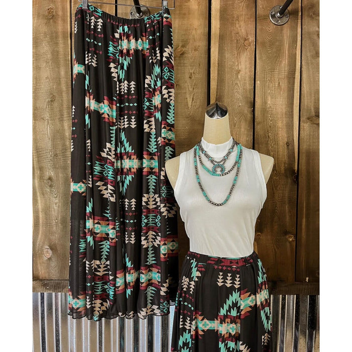 Ink Me Up maxi skirt-Skirts-[Womens_Boutique]-[NFR]-[Rodeo_Fashion]-[Western_Style]-Calamity's LLC