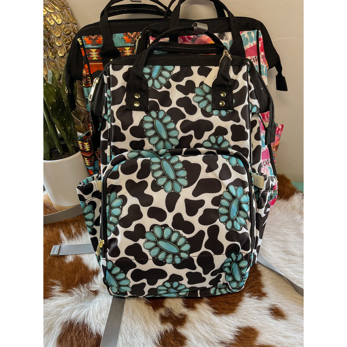 Diaper Backpack-Handbags-[Womens_Boutique]-[NFR]-[Rodeo_Fashion]-[Western_Style]-Calamity's LLC