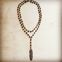 Double strand lariat picture jasper necklace-[Womens_Boutique]-[NFR]-[Rodeo_Fashion]-[Western_Style]-Calamity's LLC