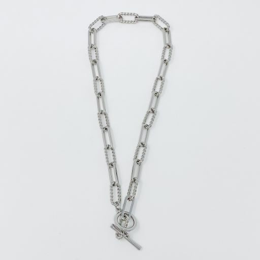 Toggle Chain Link Necklace-[Womens_Boutique]-[NFR]-[Rodeo_Fashion]-[Western_Style]-Calamity's LLC