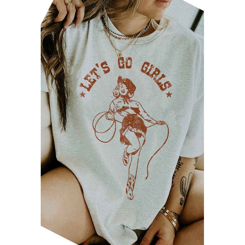 LETS GO GIRLS OVERSIZED GRAPHIC TEE / T-SHIRT-[Womens_Boutique]-[NFR]-[Rodeo_Fashion]-[Western_Style]-Calamity's LLC