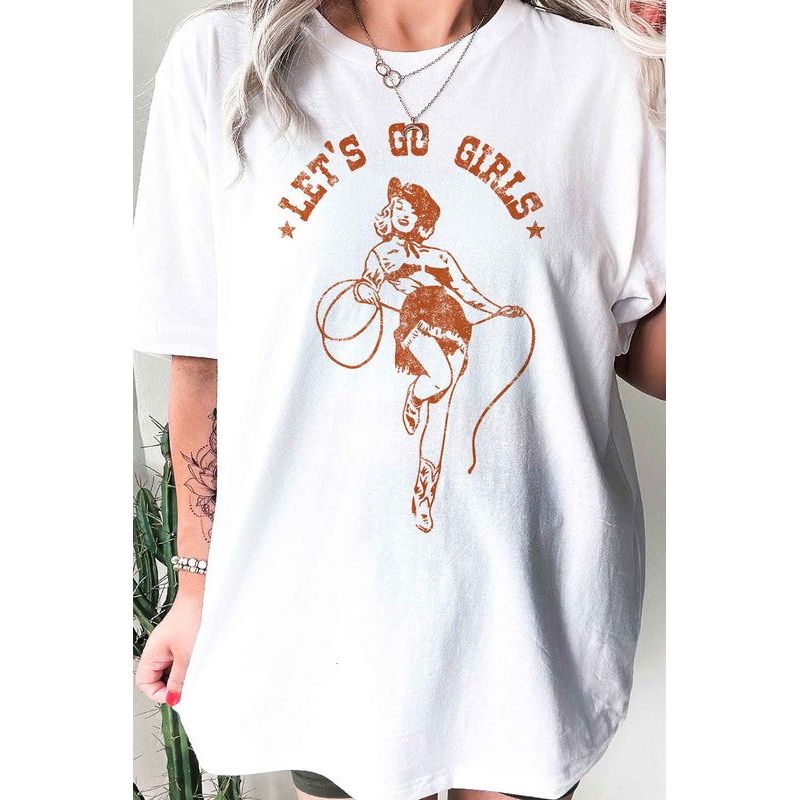 LETS GO GIRLS OVERSIZED GRAPHIC TEE / T-SHIRT-[Womens_Boutique]-[NFR]-[Rodeo_Fashion]-[Western_Style]-Calamity's LLC