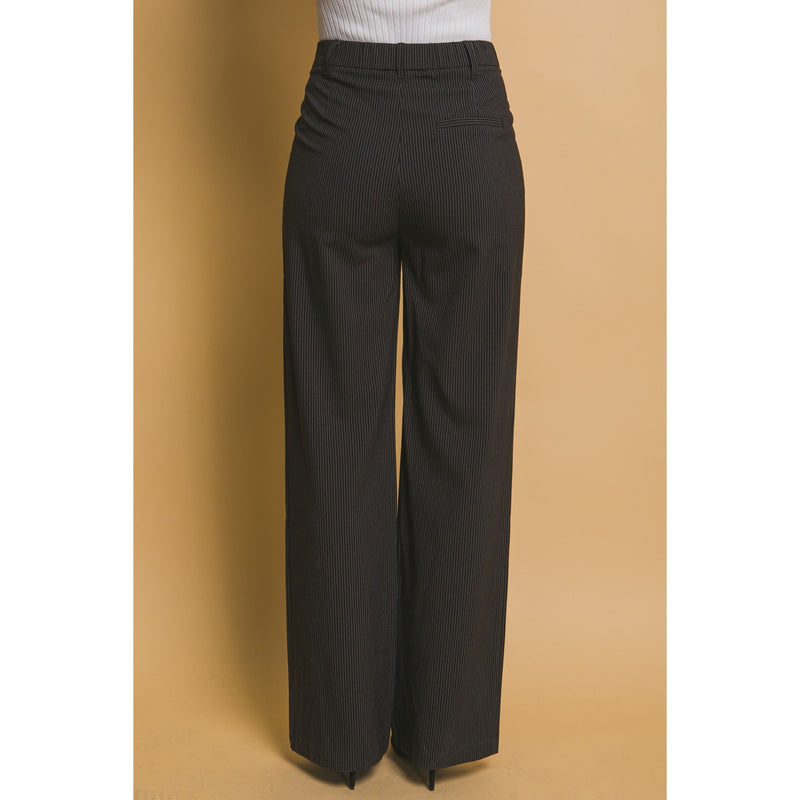 Pinstripe Wide Leg Pants-Pants-[Womens_Boutique]-[NFR]-[Rodeo_Fashion]-[Western_Style]-Calamity's LLC