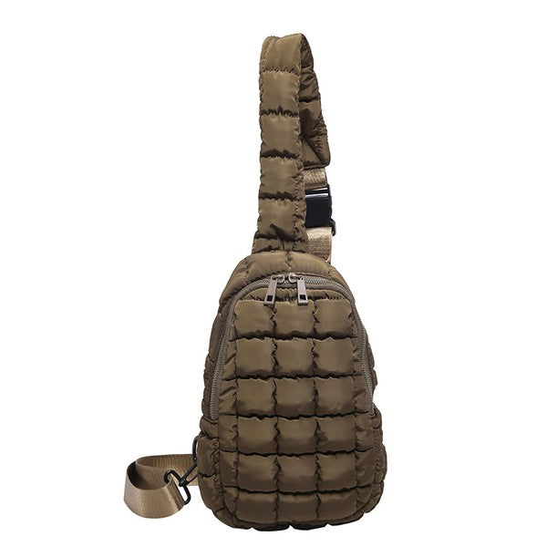 Skyler Quilted Puffer Sling-[Womens_Boutique]-[NFR]-[Rodeo_Fashion]-[Western_Style]-Calamity's LLC