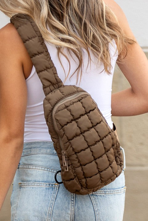 Skyler Quilted Puffer Sling-[Womens_Boutique]-[NFR]-[Rodeo_Fashion]-[Western_Style]-Calamity's LLC