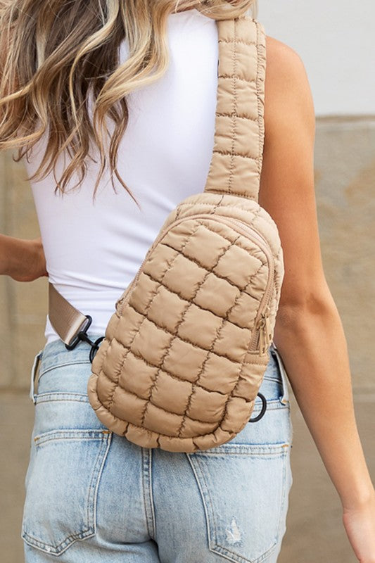 Skyler Quilted Puffer Sling-[Womens_Boutique]-[NFR]-[Rodeo_Fashion]-[Western_Style]-Calamity's LLC