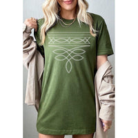 Western Boot Stitch Graphic Plus Tee-[Womens_Boutique]-[NFR]-[Rodeo_Fashion]-[Western_Style]-Calamity's LLC