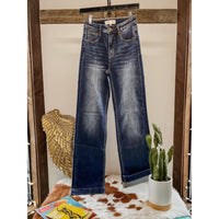 Bailee Dark Wash Denim-Denim-[Womens_Boutique]-[NFR]-[Rodeo_Fashion]-[Western_Style]-Calamity's LLC