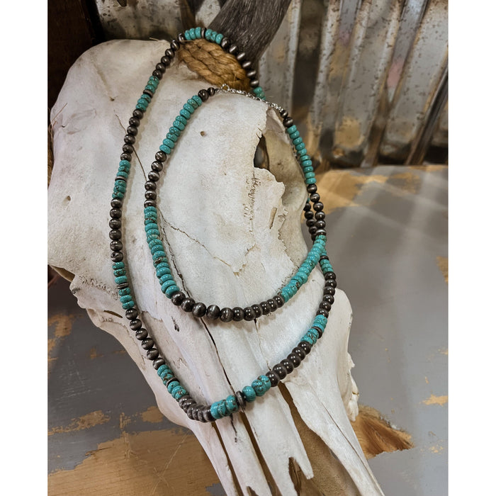 Western River Necklace-Necklaces-[Womens_Boutique]-[NFR]-[Rodeo_Fashion]-[Western_Style]-Calamity's LLC