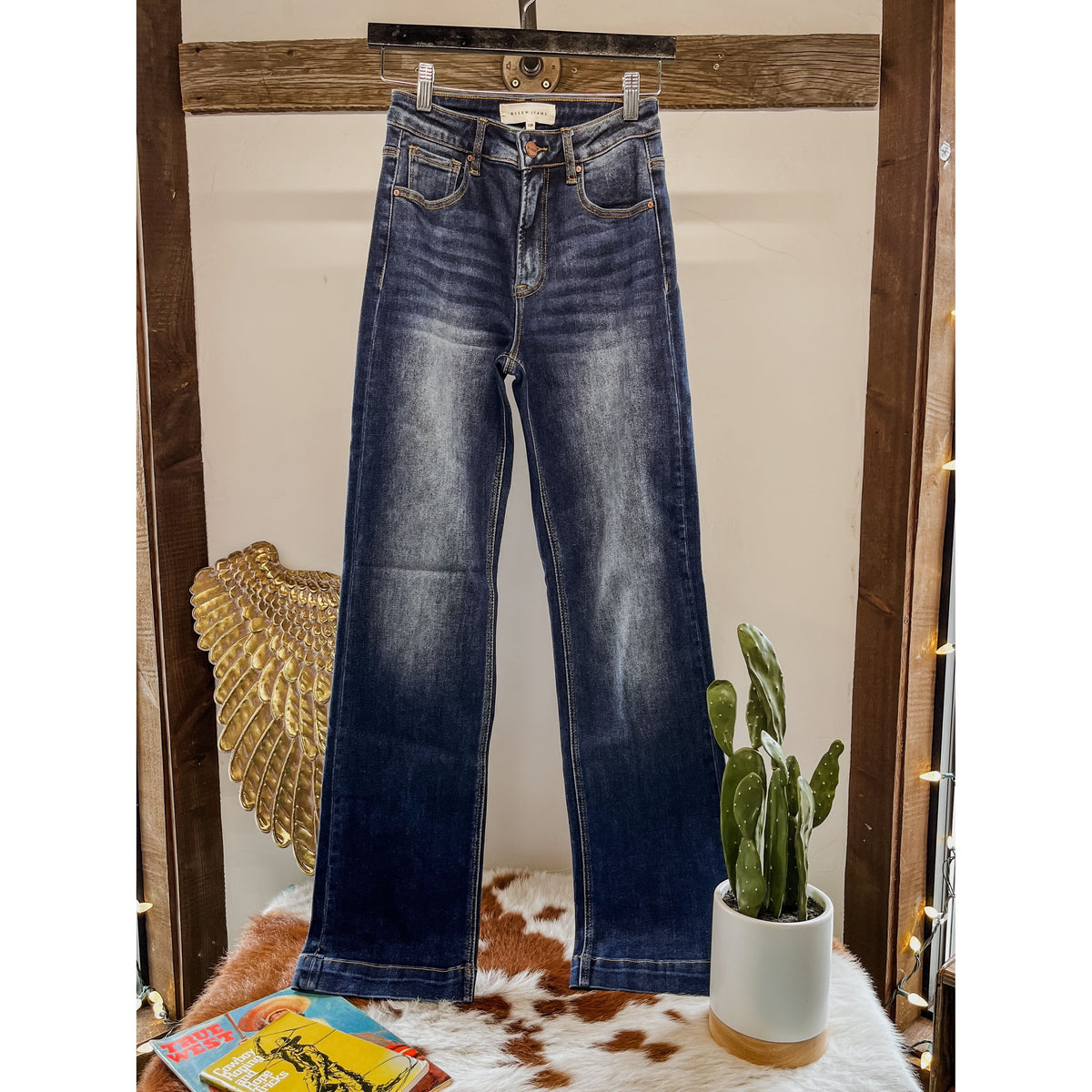 Bailee Dark Wash Denim-Denim-[Womens_Boutique]-[NFR]-[Rodeo_Fashion]-[Western_Style]-Calamity's LLC