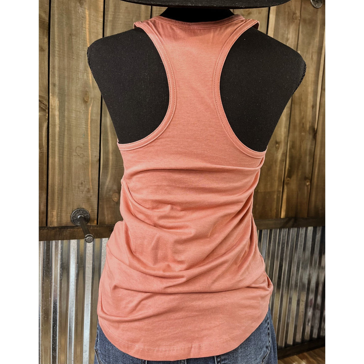 Boot stitch racer back tank-Graphic Tees-[Womens_Boutique]-[NFR]-[Rodeo_Fashion]-[Western_Style]-Calamity's LLC