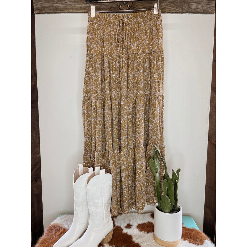 The Olivia Tiered Maxi Skirt-Skirts-[Womens_Boutique]-[NFR]-[Rodeo_Fashion]-[Western_Style]-Calamity's LLC